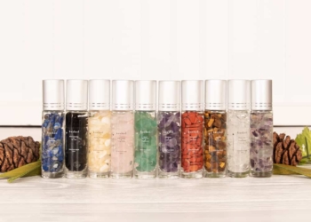 Essential Oil Roll-On Gems with Hemp Extract